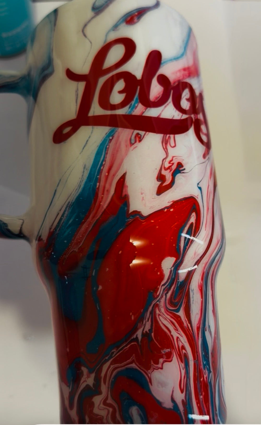 24oz UNM Hydrodip with handle